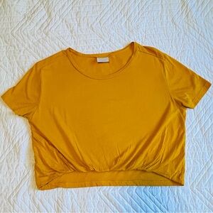 Abound Mustard Crop Top